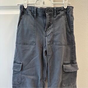 Abercrombie Girls Gray Cargo Pants (9/10)